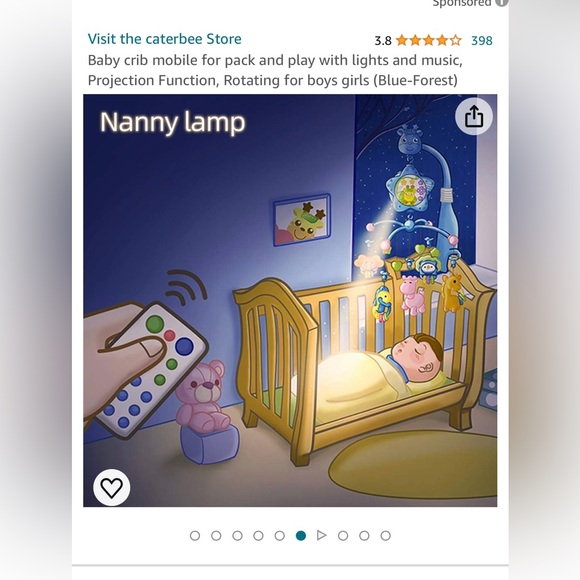 Crib mobile for pack and play - Picture 15 of 16